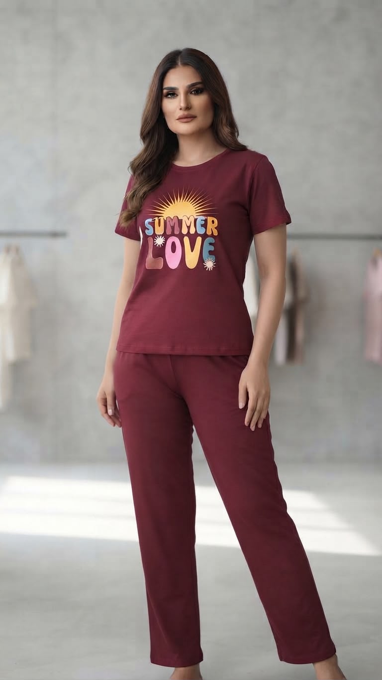 Summer love trouser shirt