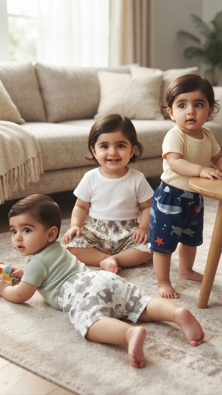 Soft Printed Baby Trouser(pack of 2)