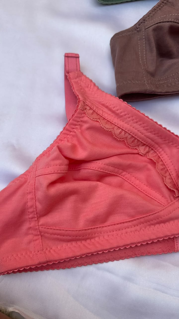 Blended soft comfort bra