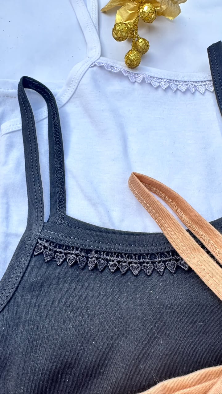 Camisole slips for girls