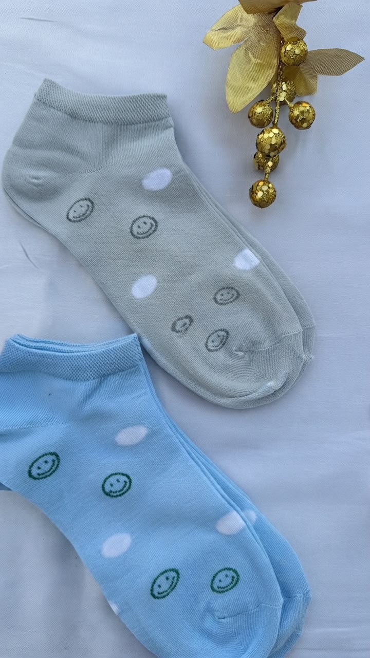 Smiley face socks