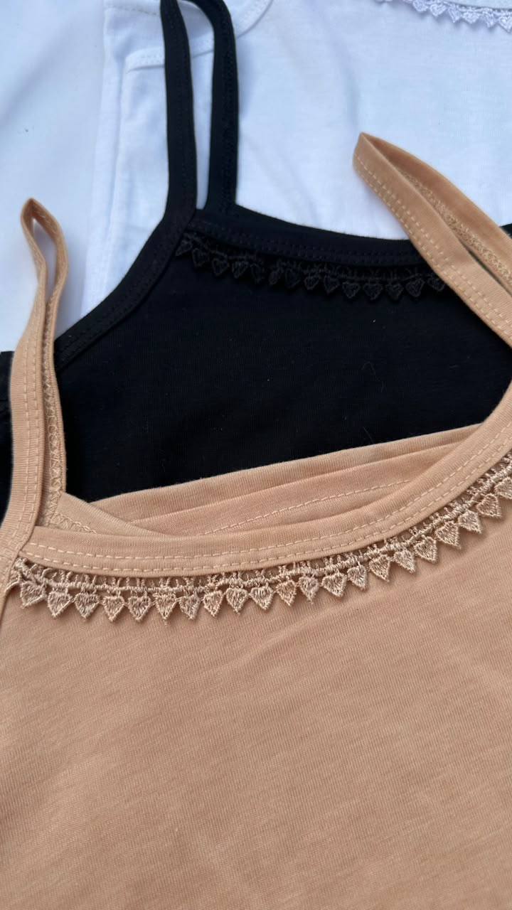 Camisole slips for girls