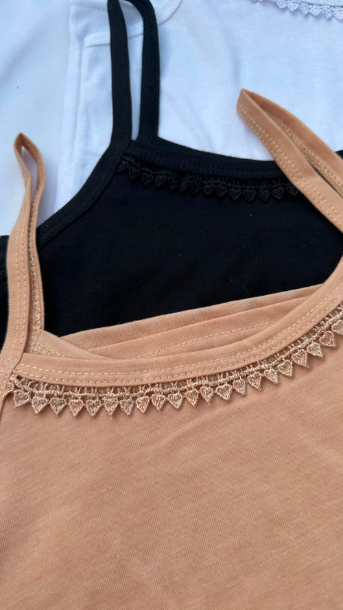 Camisole slips for girls