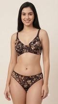 Floral Lace Bra panty set