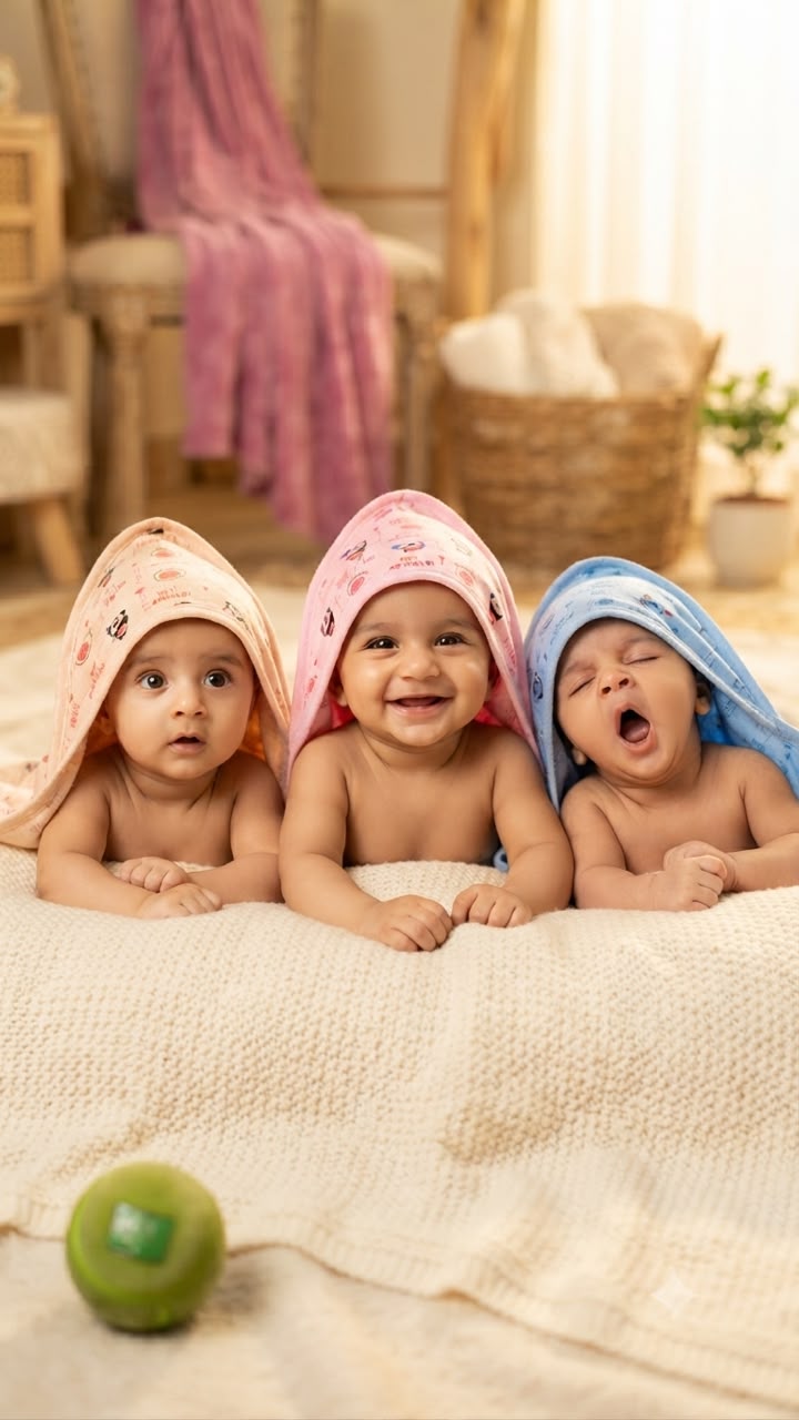 Soft Cotton Baby Towel ( One piece )
