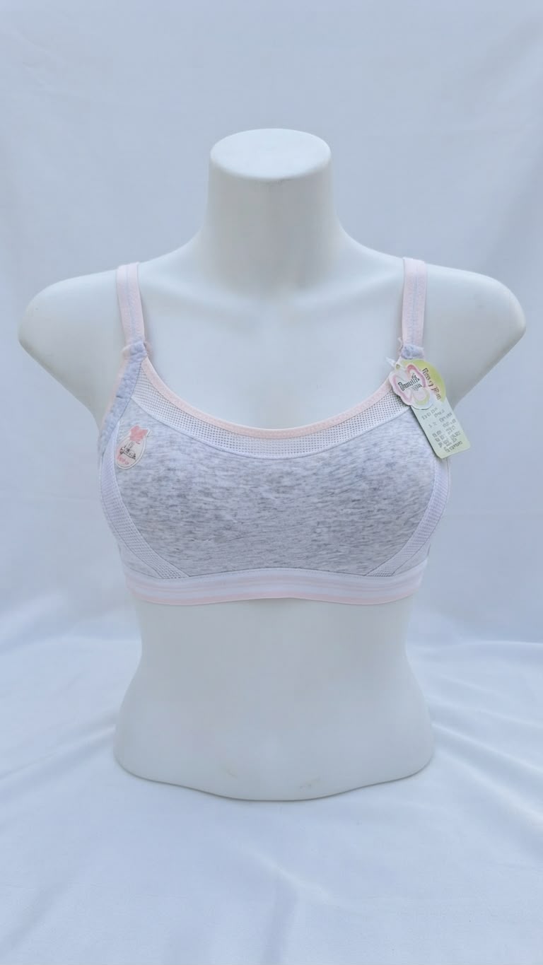 Teen Girls Soft Cotton Camisole Bra