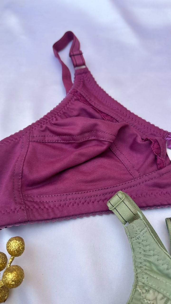 Blended soft comfort bra