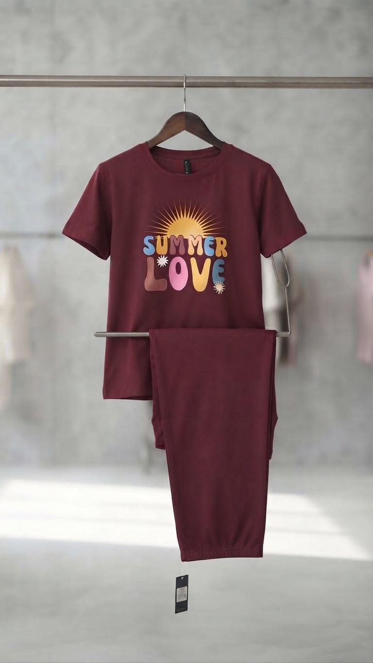 Summer love trouser shirt