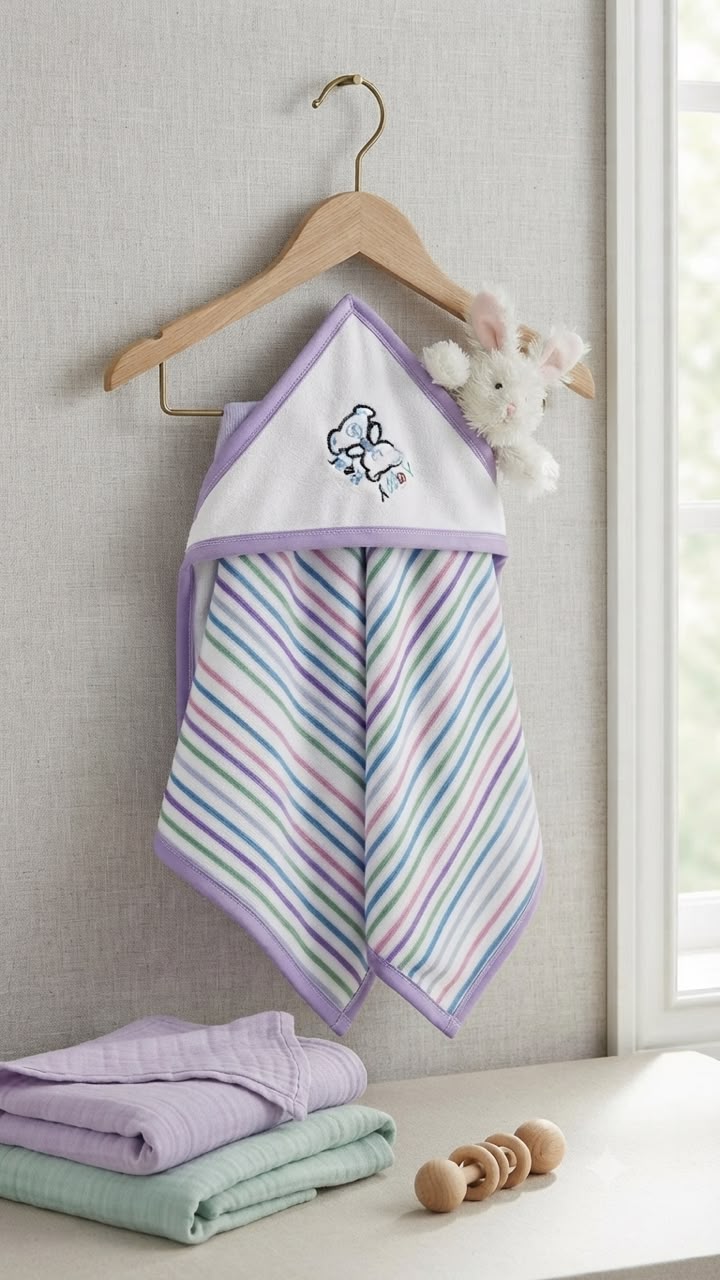 Hooded Baby Bath Towel