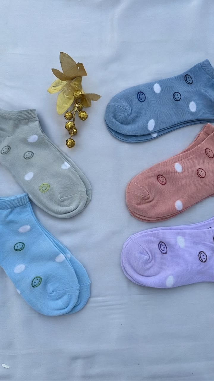Smiley face socks