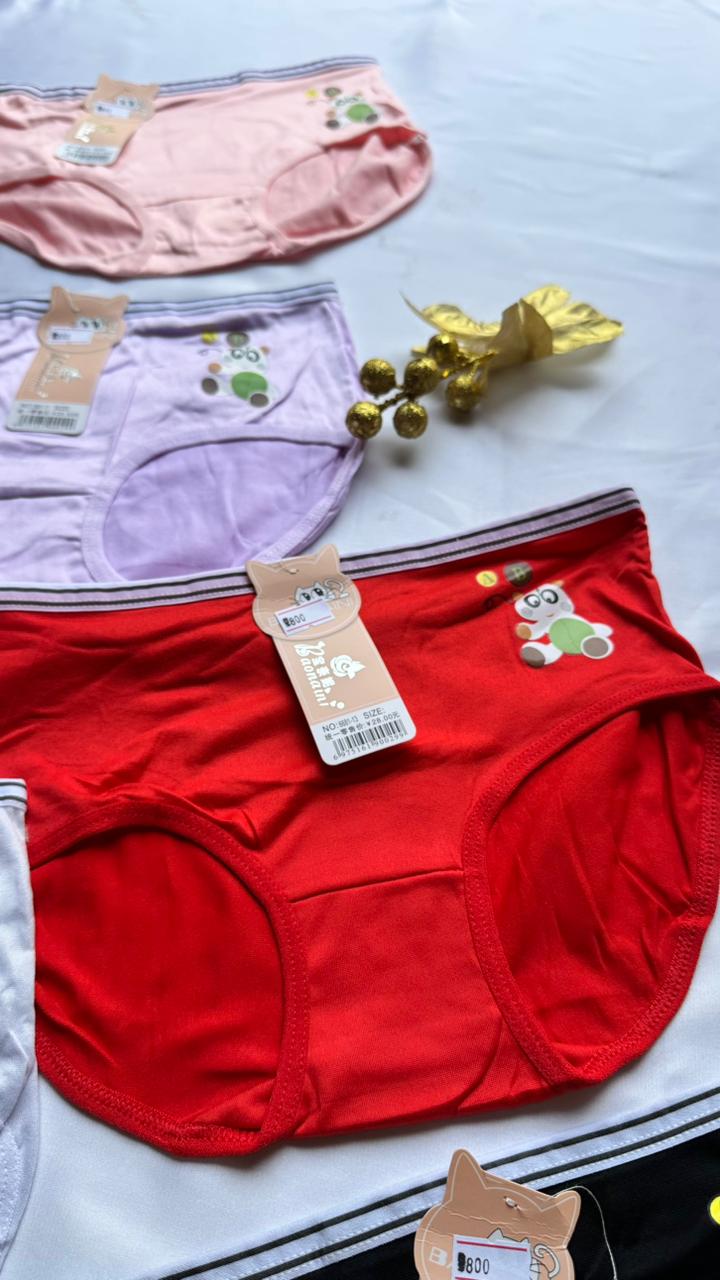 Girls Cotton Brief Underwear